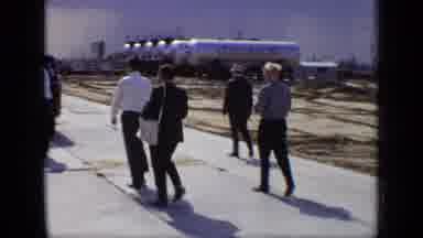 Moscow Russia (1971): Officials Just Concluded A Visit To An Industrial Site