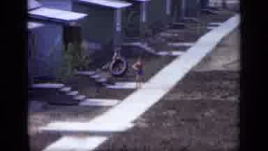 Moscow Russia (1971): A Group Of People Walk Up The Driveway Of A House With