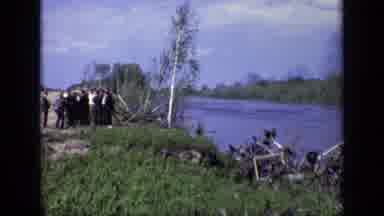 Moscow Russia (1971): Meeting Near River