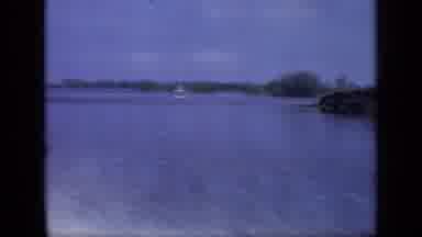 Moscow Russia (1971): Riding In A Boat On A Body Of Water Looking At Birds And