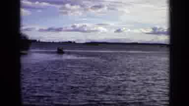 Moscow Russia (1971): Boats On The River One Speedboat One Passenger Carrying