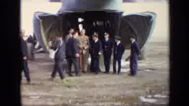 Moscow Russia (1971): View Of Opening To Green Cargo Aircraft And Propellor On A
