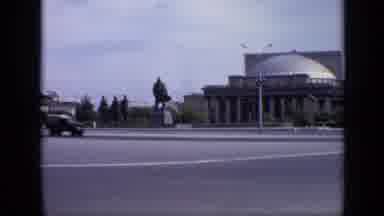 Moscow Russia (1971): Beautiful View Of The City With Buildings And Statues And