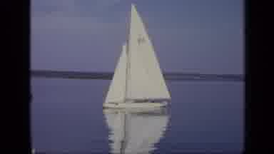 Moscow Russia (1971): Boats Are Sailing On A Big Area Of Water There Seems To Be