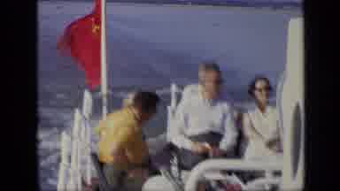 Moscow Russia (1971): Family Boat Ride