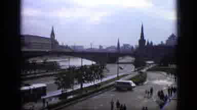 Moscow Russia (1971): Old Footage Of A Group Of Men Inspecting A Piping Structure