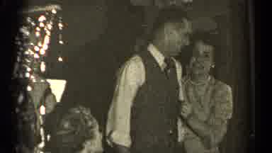 Illinois USA (1947): A Happy Couple Are Dancing And Laughing Together On The Dance
