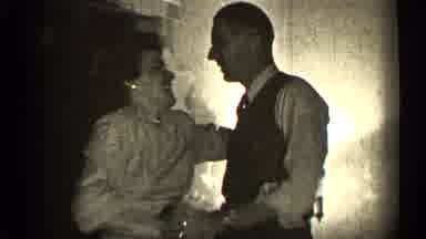 Illinois USA (1947): Woman Dances With Tall Man Then Breaks Out With Wild Moves