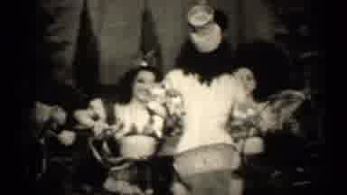 Illinois USA (1947): Woman Shaking Bum In Near Nothing Outfit At Some Party