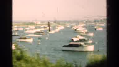 Illinois USA (1947): Paining Video Of Numerous Boats Floating In The Water