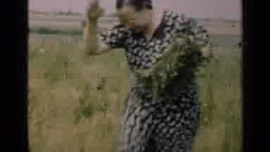 Illinois USA (1947): A Woman Reaps Her Crops But Something Seems To Bother Her