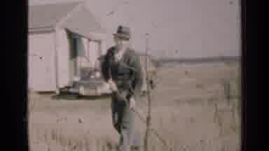 Illinois USA (1947): Man In Countryside Tilling The Land