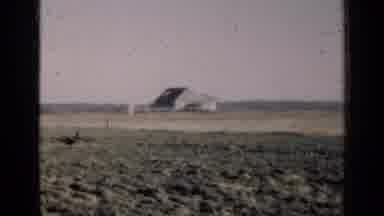 Illinois USA (1947): Camera Panning Across Open Field With Ranch Homes Fenced Away
