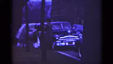 Illinois USA (1947): Us Family Leaving For A Wedding In 1950s