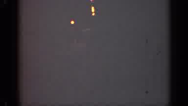 Illinois USA (1947): Blurry Dark Screen With Orange Dots Appearing Occasionally