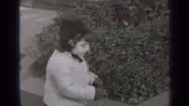 New York (1947): Adorable Little Girl Holding Her Fathers Had Walking Down A