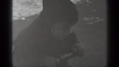 New York (1947): We See A Happy Kid Plays On The Seesaw Winter Time In This Black