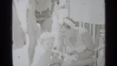 New York (1947): Young Kid Pushing His Sister/Brother Across The Road In A Baby
