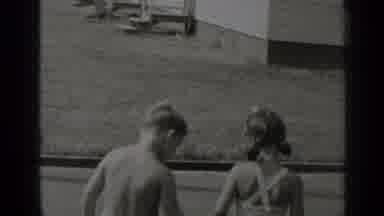 New York (1947): Kids Holding Hands Having Fun Back In The Olden Days