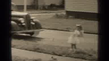 New York (1947): Rolling A Ball With Brother