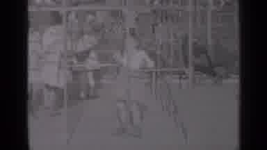 New York (1947): Black And White Footage Of A Group Of Children Playing On A