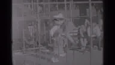 New York (1947): Children Playing On A Playground While The Others Are Sitting On