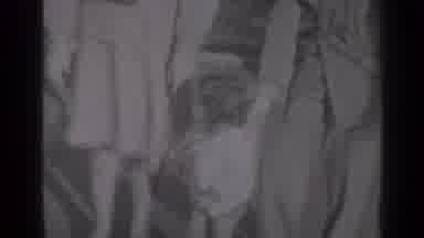 New York (1947): Damaged Black And White Footage Of Adult Man And Woman With