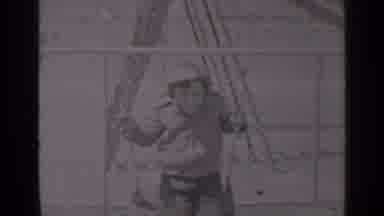 New York (1947): Swing Child Vintage Old Video Boy Playtime Fun Low Quality