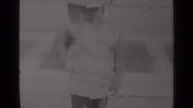 New York (1947): Old Home Movie Shows Young Boy In Suspenders Standing In Front Of