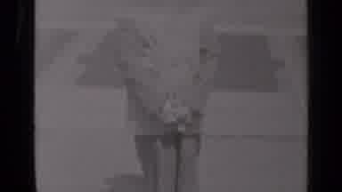 New York (1947): Grainy Footage Of A Young Person Smiling And Posing