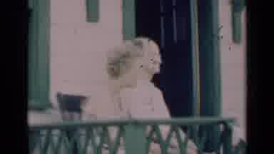 Indiana USA (1948): Summer Spring Home Video Mother Father And Daughter Happy And