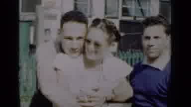 New York (1950): Young Couple With A Daughter Bonding