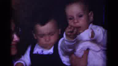New York (1950): Two Small Children; One Older Infant And An Older Infant Almost A