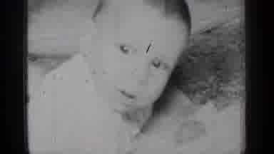 New York (1950): Black And White Shuttering Film Of Baby And Well Dressed Man
