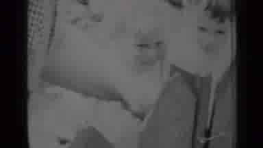 New York (1950): Old Video Footage Of Two Young Children At Wooden Picket Fence