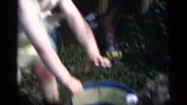 New York (1951): Children Siblings Playing Outside Toy Bike Home Video Parents
