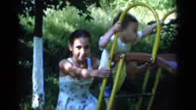 New York (1951): River Paddle Boats Family Trees Fun Adults Children Water Summer