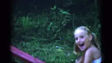 New York (1951): Two Young Girls Playing On A Seesaw Together Outside In A Grassy