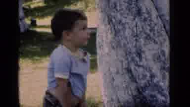 New York (1951): The Little Boy Is Search For His Mother To Let Her Know He Needs