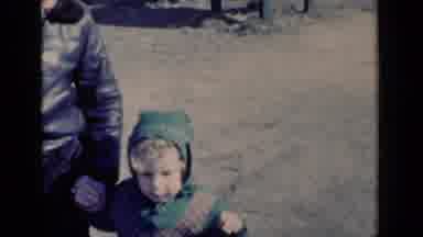 New York (1951): Man In A Hat And Leather Jacket Holding Hands And Walking With A