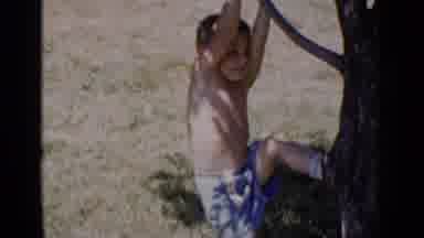 New York (1951): Old Film Of Boy With Tree