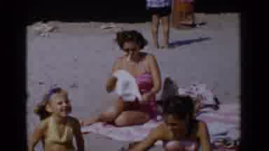 New York (1951): Beach Vacation With Two Children