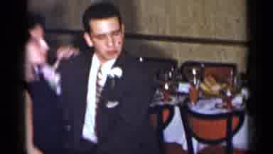 New York (1954): Couples Dance Other Guests In Background Near Dinner Tables Food