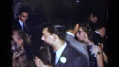 New York (1954): Middle Aged Man Moving Through Crowd At A Party