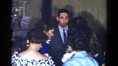 New York (1954): People In A Party Talking With Each Other And Walking Around