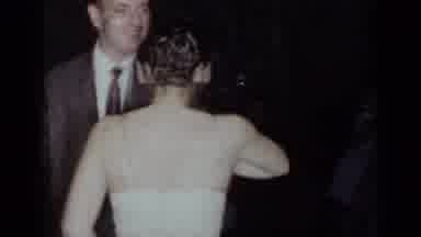 New York (1954): Couple Dancing In Their Marriage Party Woman Dressed In White