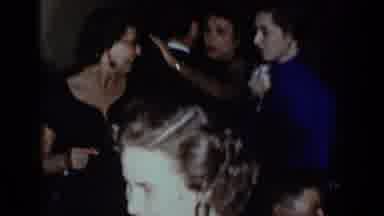 New York (1954): Family And Friends Enjoying A Wedding Reception But Are Blinded
