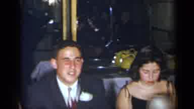 New York (1954): Reception With People In Dinner Dressed In Formal Wear On A