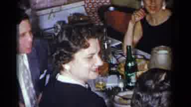 New York (1954): A Exquisite Dinner With Lots Of Food While Wearing A Suit In This