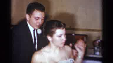 New York (1954): Young Adults Dancing At A Wedding In A Banquet Hall